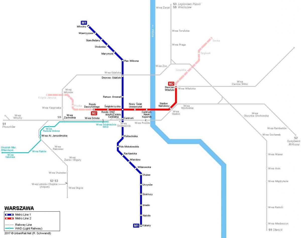 metro hartë Varshavë, poloni