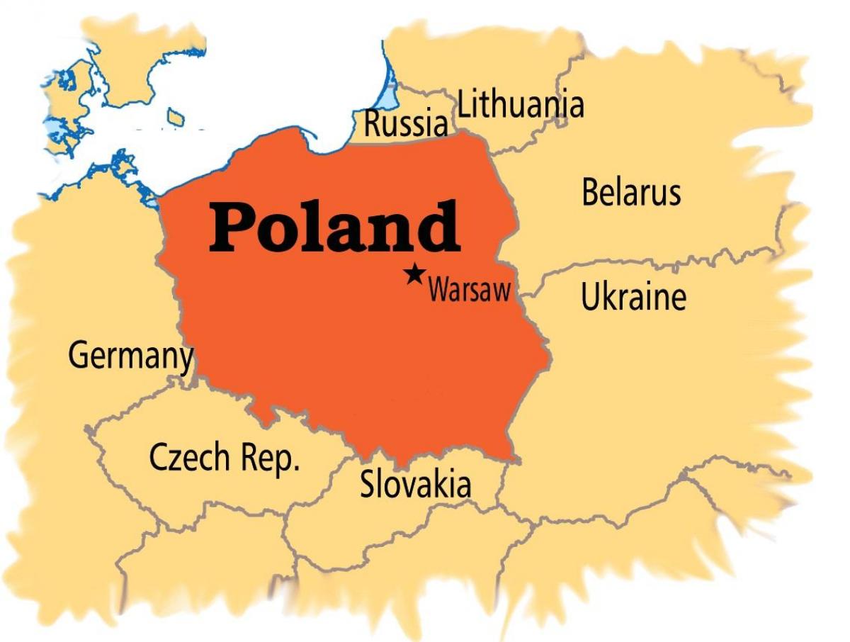 poloni kapitale hartë