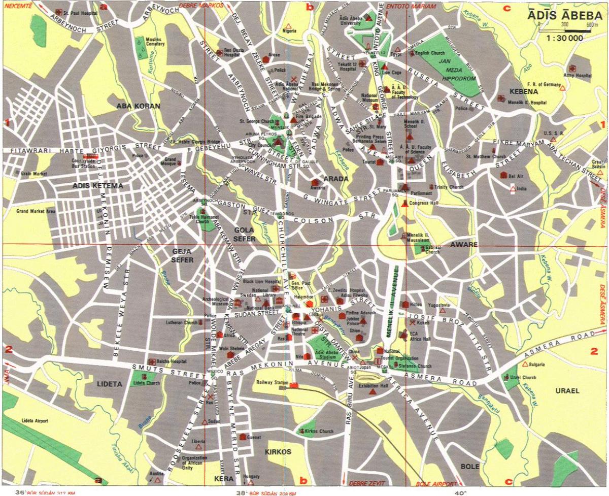 Harta e Varshavës atraksionet 