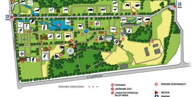 Harta e Varshavës në kopshtin zoologjik 