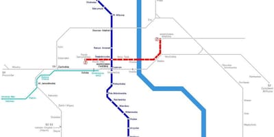 Harta metro Varshavë